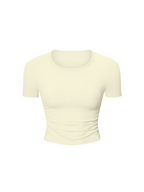 Ruched Bodycon Crop Top